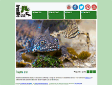 Tablet Screenshot of froglifeltd.co.uk
